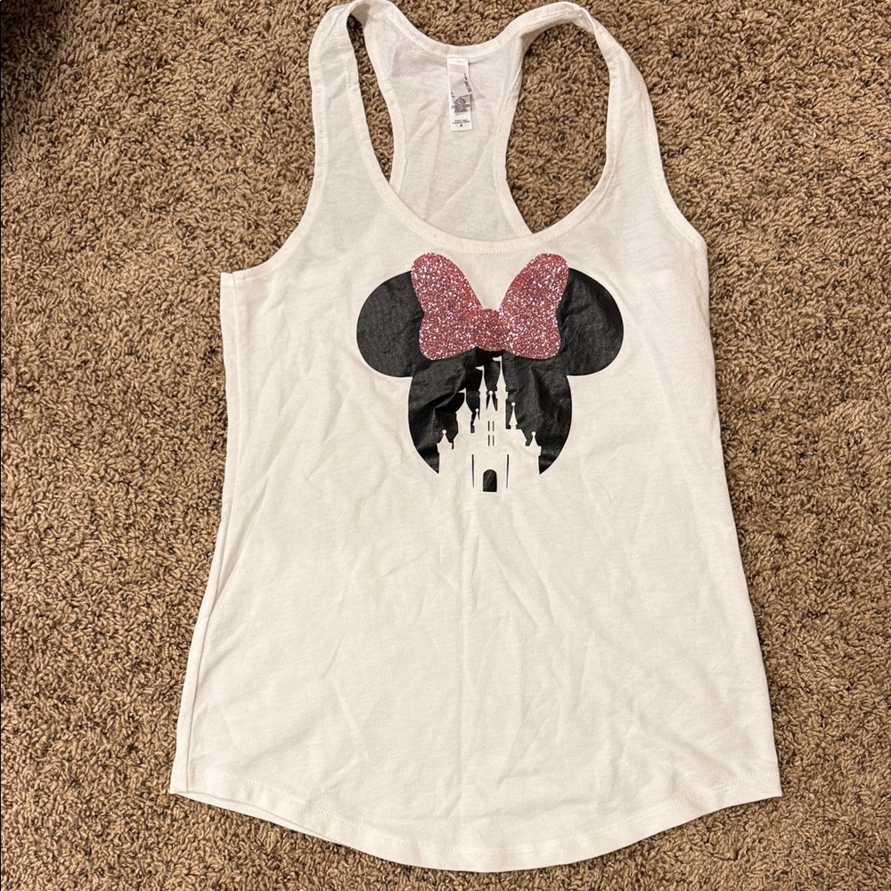 Disney castle Minnie tank women’s small